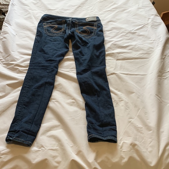 Silver skinny jeans W29/L31 - Picture 2 of 5